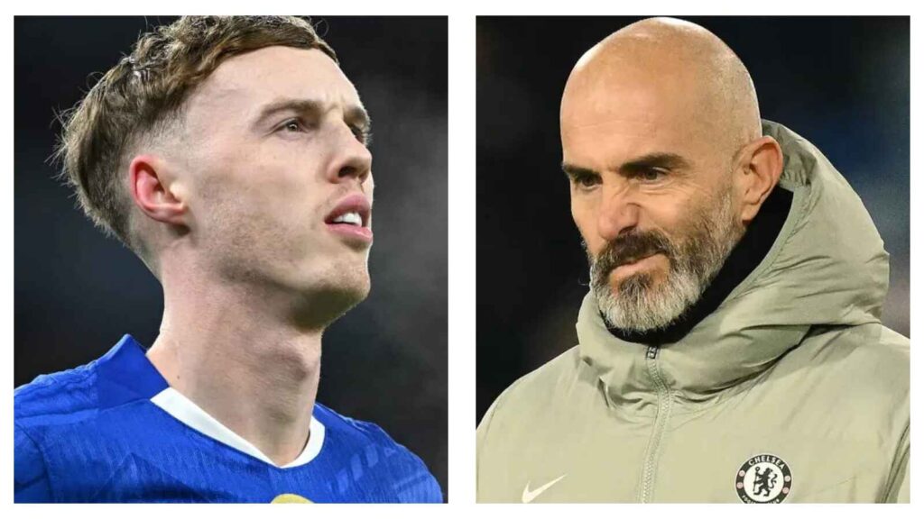 Cole Palmer and Enzo Maresca Chelsea