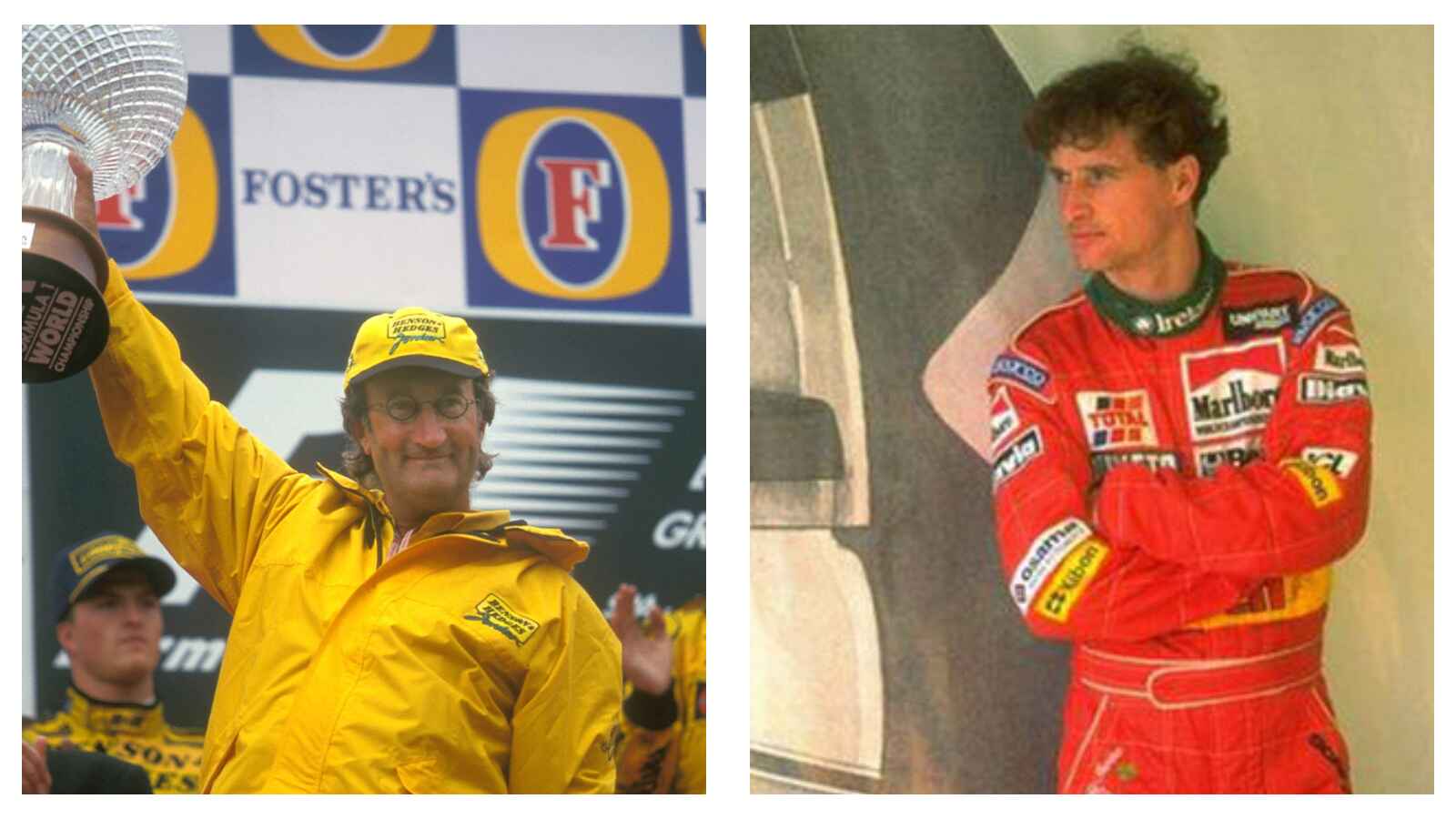 Eddie Jordan and Eddie Irvine