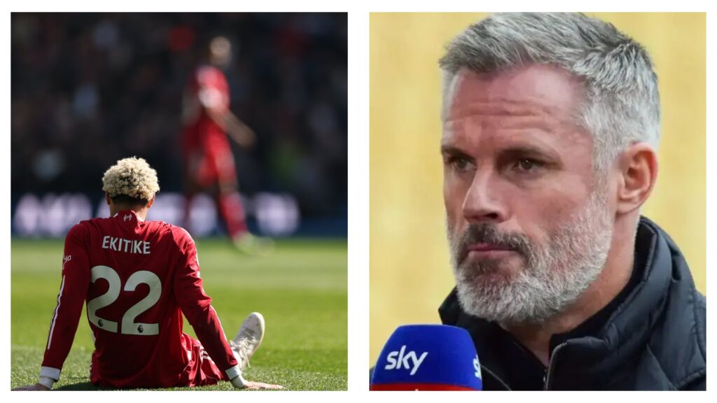 Hugo Ekitike Jamie Carragher