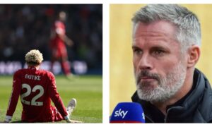 Hugo Ekitike Jamie Carragher