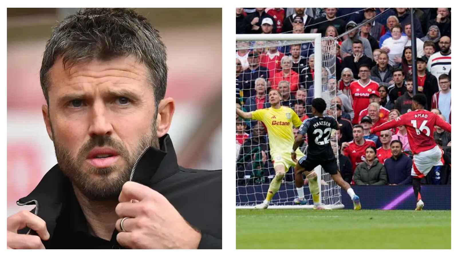 Michael Carrick and Man Utd vs Villa