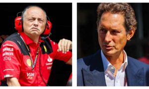 Frederic Vasseur and John Elkann