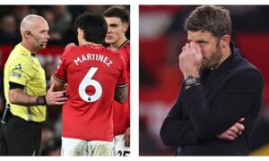 Lisandro Martinez and Michael Carrick