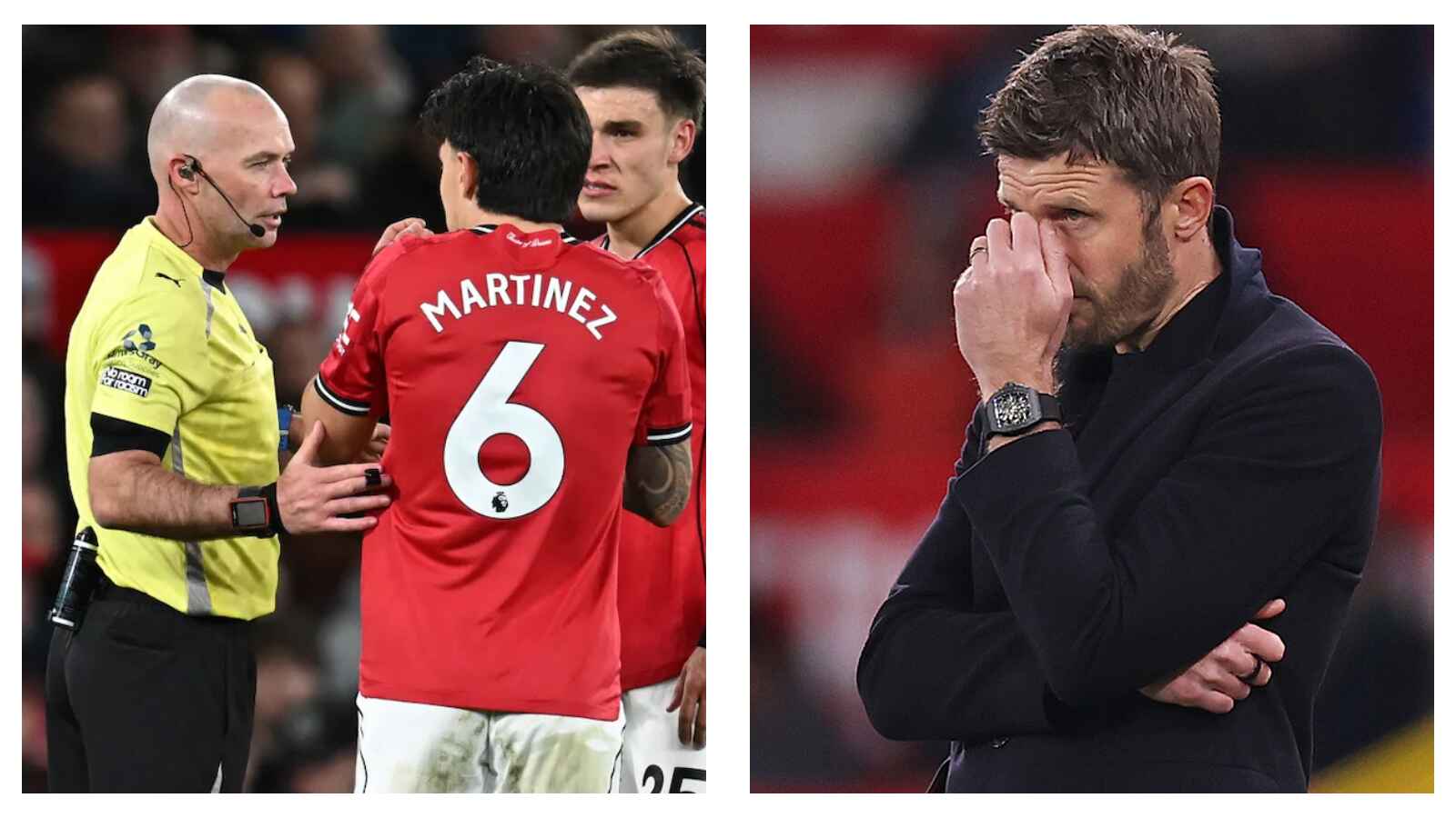 Lisandro Martinez and Michael Carrick