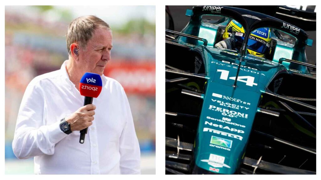 Martin Brundle and Aston Martin