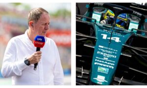 Martin Brundle and Aston Martin