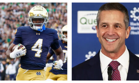 Jeremiyah Love John Harbaugh