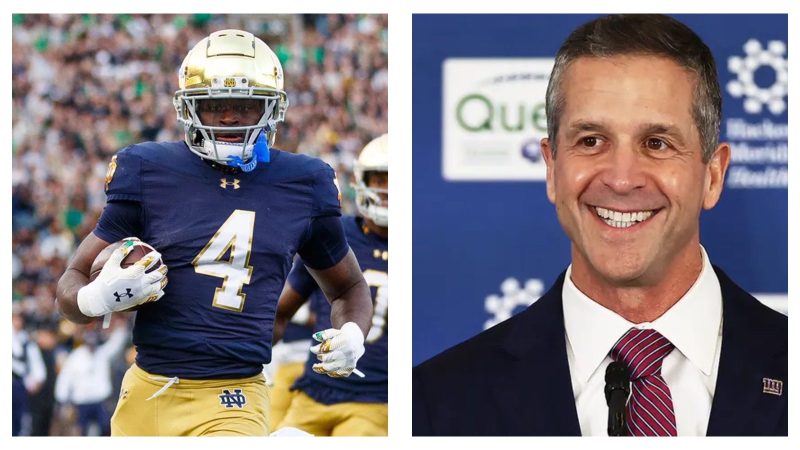 Jeremiyah Love John Harbaugh