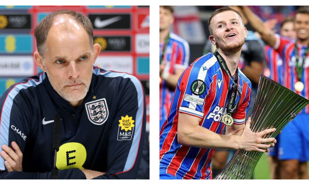 England head coach Thomas Tuchel & Crystal Palace's Adam Wharton