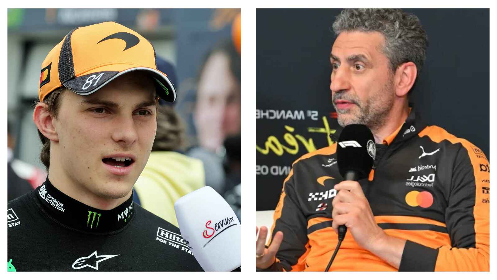 Oscar Piastri and Andrea Stella Canada 2026