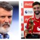 Roy Keane and Man Utd's Bruno Fernandes