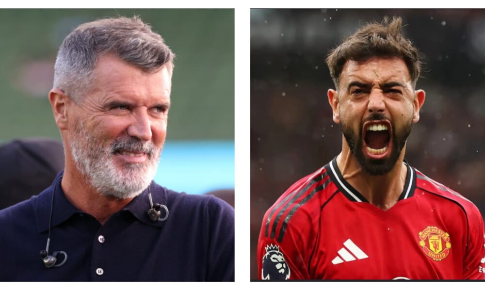 Roy Keane & Man Utd captain Bruno Fernandes