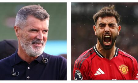 Roy Keane & Man Utd captain Bruno Fernandes