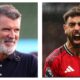 Roy Keane & Man Utd captain Bruno Fernandes