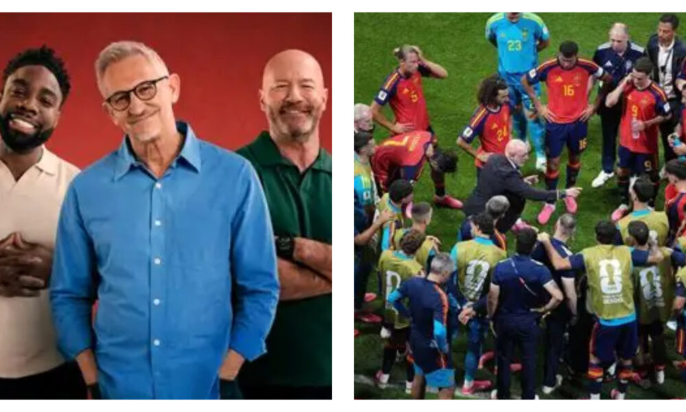 Gary Linker and Alan Shearer on World Cup hydration breaks