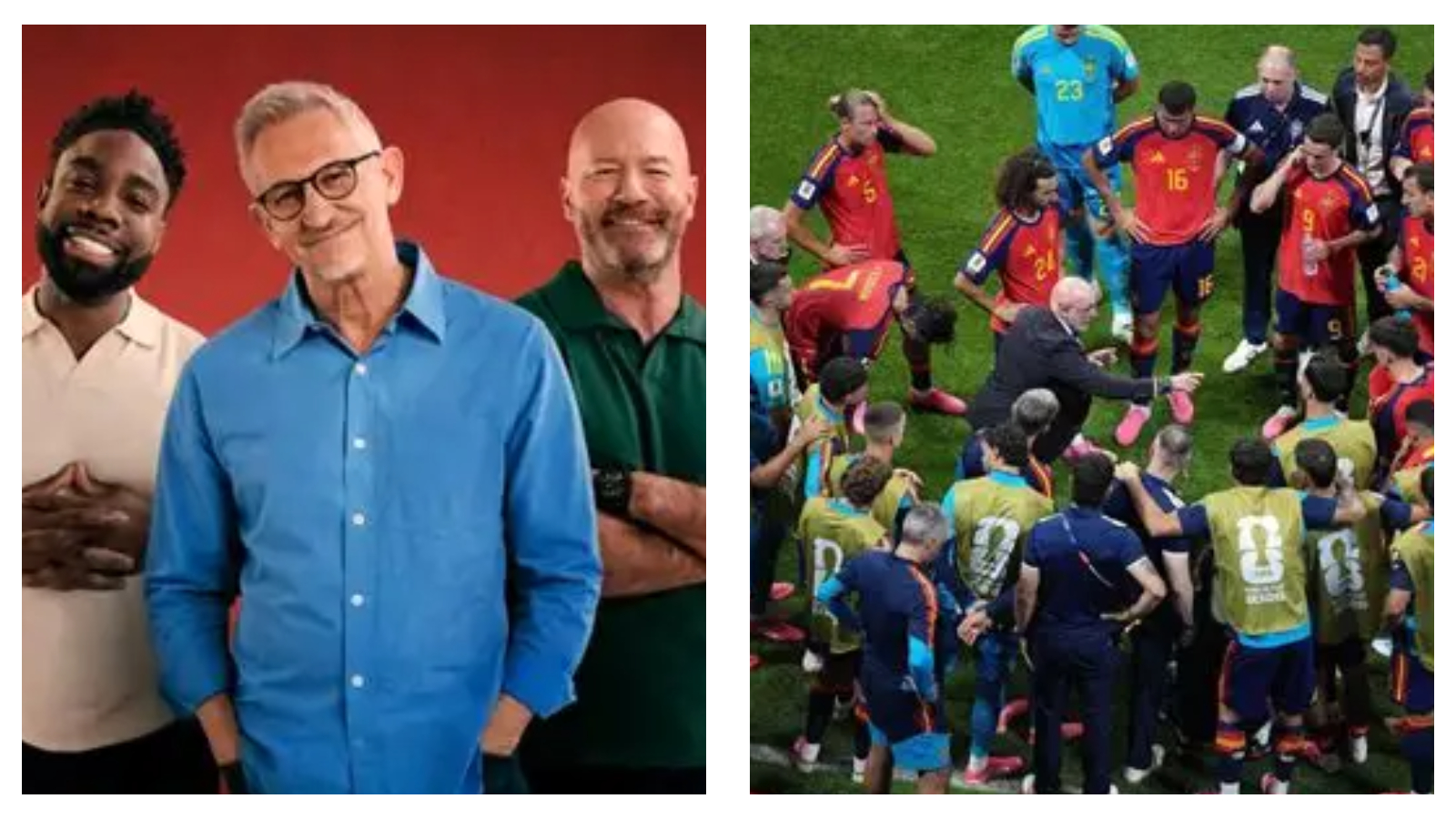 Gary Linker and Alan Shearer on World Cup hydration breaks