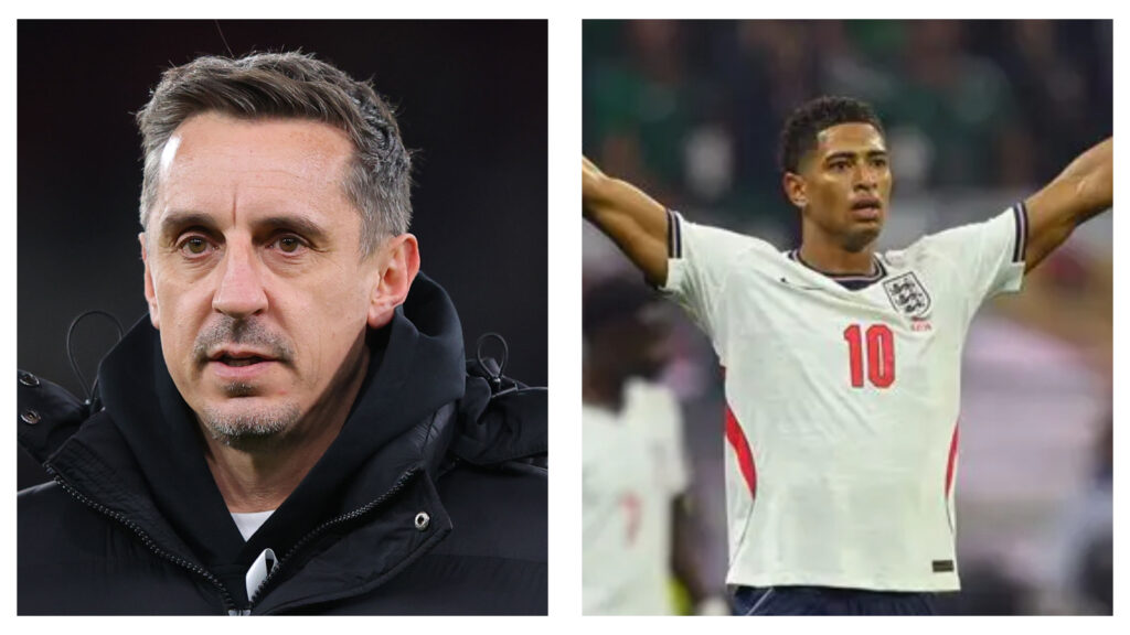 Gary Neville praises Jude Bellingham's World Cup performance