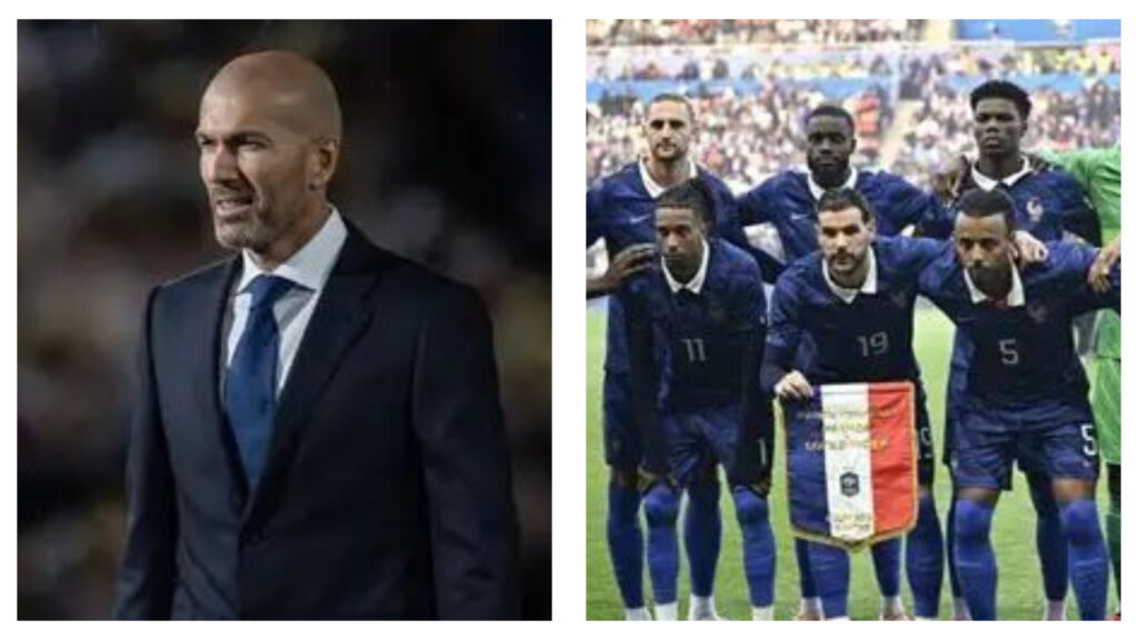 Zinedine Zidane as the new France manager