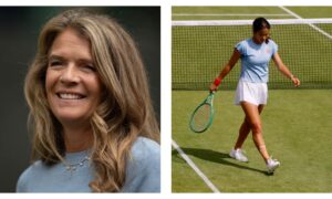 Annabel Croft and Emma Raducanu