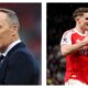 Lee Dixon and Arsenal forward Viktor Gyokeres