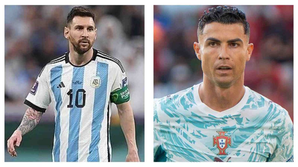 Lionel Messi and Cristiano Ronaldo