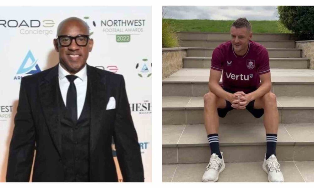 Dion Dublin and Jamie Vardy