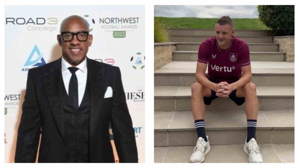 Dion Dublin and Jamie Vardy