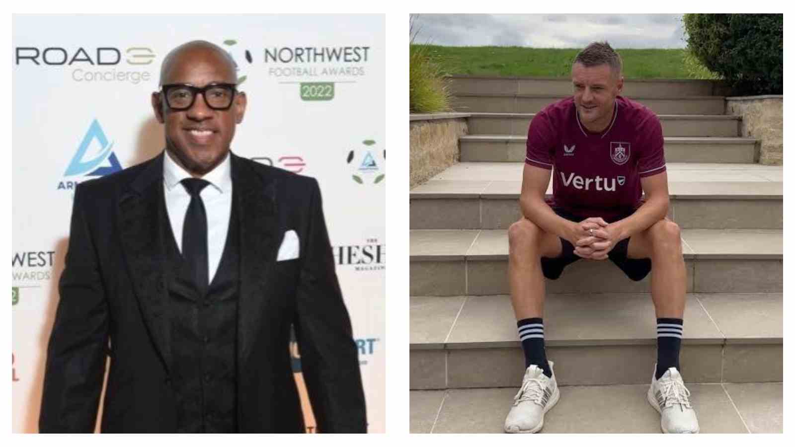 Dion Dublin and Jamie Vardy