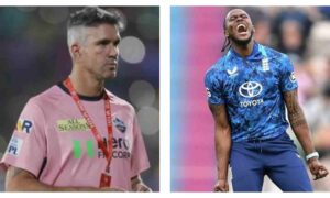 Kevin Pietersen and Jofra Archer