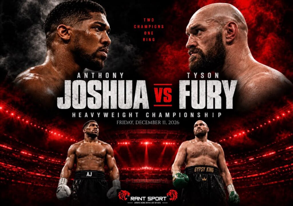 Anthony Joshua v Tyson Fury RS landscape
