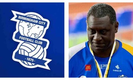 Birmingham City logo Emile Heskey