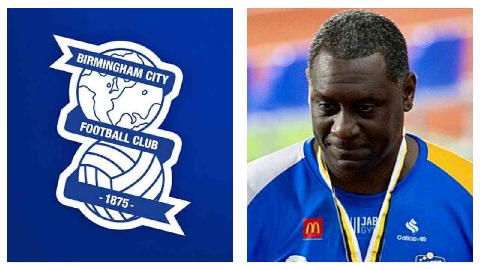 Birmingham City logo Emile Heskey