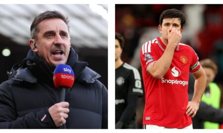 Gary Neville has criticised Man Utd's players with Michael Carrick facing the sack