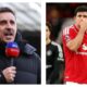 Gary Neville has criticised Man Utd's players with Michael Carrick facing the sack