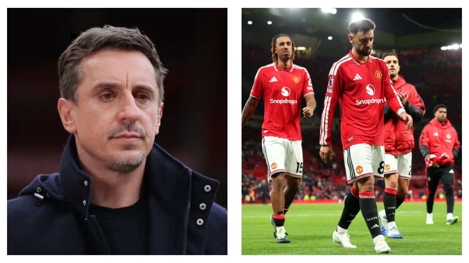 Gary Neville has urged struggling Manchester United to 'get a grip’