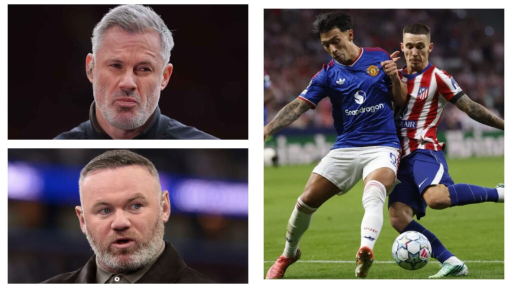 Jamie Carragher and Wayne Rooney criticise Lisandro Martínez after Man Utd outburst