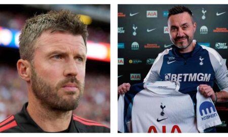 Michael Carrick and Roberto De Zerbi